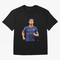 Ronaldo pop art Oversized T-Shirt Follow Every Goal of Match Day Hype around FIFA World Cup 2026 USA Canada Mexico, Mbappe, Portugal, Match Day Excitement, Supporter Culture, Golden Goals and Global Football Passion; Perfect for People Who Love