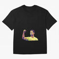 Ronaldo pop art Oversized T-Shirt Join Global Football Passion for FIFA World Cup 2026 USA Canada Mexico, with Mbappe, England, France and Netherlands, Football Passion, Legendary Performances, Festival Vibes and Supporter Community; Made for