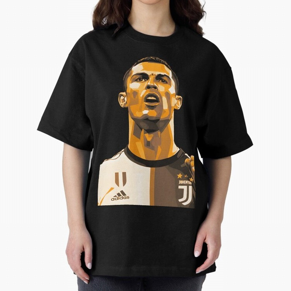 Ronaldo Oversized T-Shirt Carry FIFA World Cup 2026 for Fans of Haaland and France and Portugal, Bringing Soccer Culture, Superstar Moments, National Team Dreams and Competitive Fire; Made for Die Hard Supporters, Soccer Lovers, Game Day Photos and
