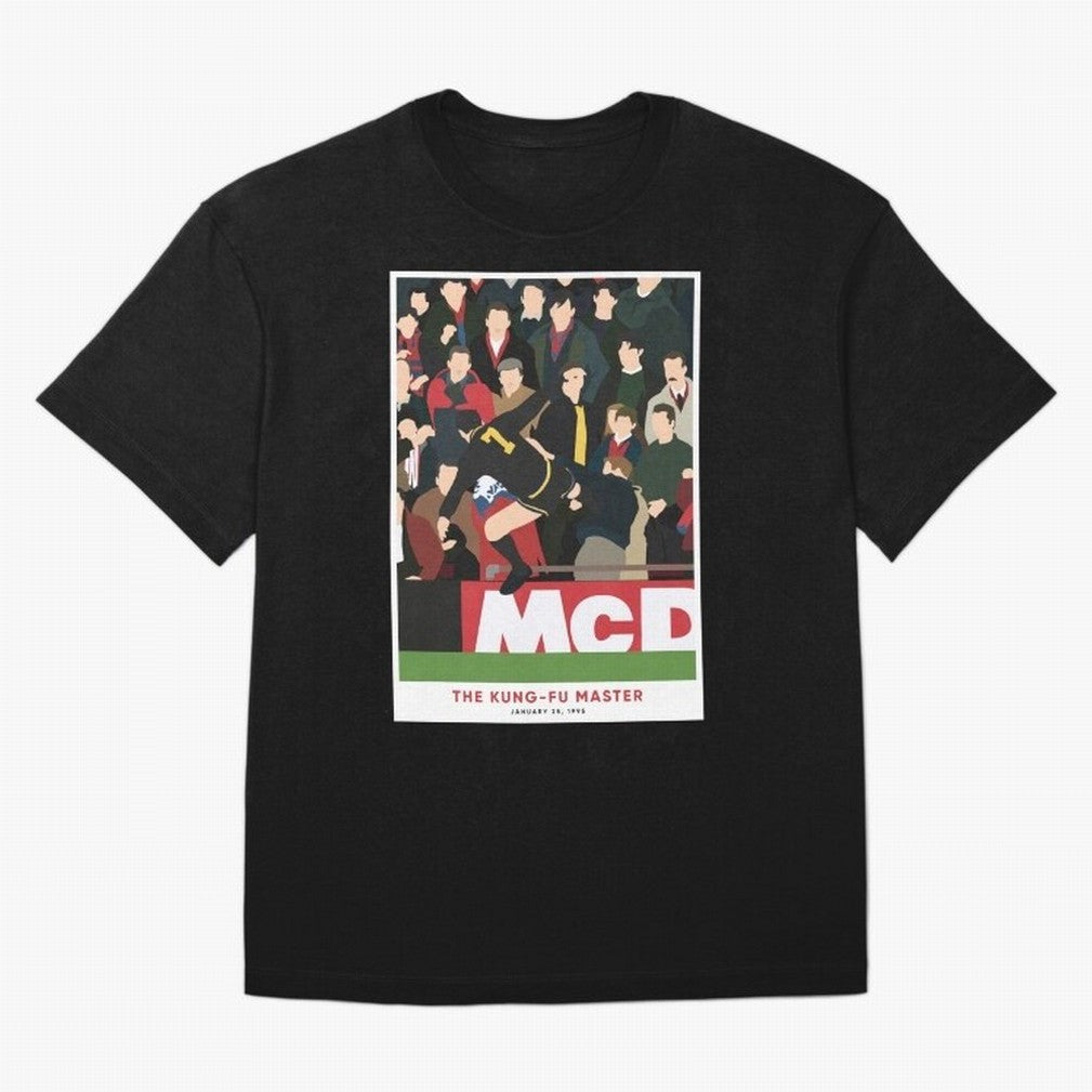 Eric Cantona The Kung-Fu Master Oversized T-Shirt Mark Global Football Passion for FIFA World Cup 2026, Built around Cristiano Ronaldo, Haaland and CR7, Brazil, Portugal and Argentina, Supporter Pride, Iconic Celebrations, Legendary Names and