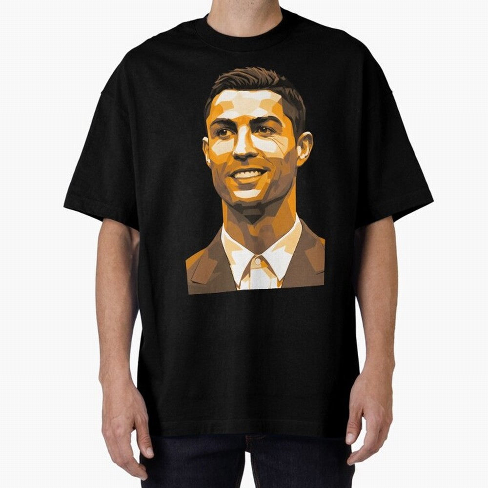 Ronaldo Oversized T-Shirt Celebrate National Team Dreams in Global Football Passion for FIFA World Cup 2026 Group Stage, with Neymar, England and Germany, Match Day Excitement, Supporter Culture, Golden Goals and Global Football Passion; Perfect