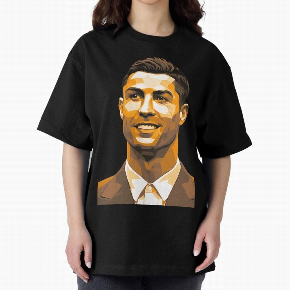 Ronaldo Oversized T-Shirt Celebrate National Team Dreams in Global Football Passion for FIFA World Cup 2026 Group Stage, with Neymar, England and Germany, Match Day Excitement, Supporter Culture, Golden Goals and Global Football Passion; Perfect