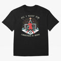 All I Want For Christmas Is Siuuu CR7 fans Christian Ronaldo Xmas Oversized T-Shirt Keep the Match Day Mood of Match Day Hype around FIFA World Cup 2026 Group Stage, CR7 and Messi, France and Portugal, Champion Mindset, Group Stage Buzz, Knockout