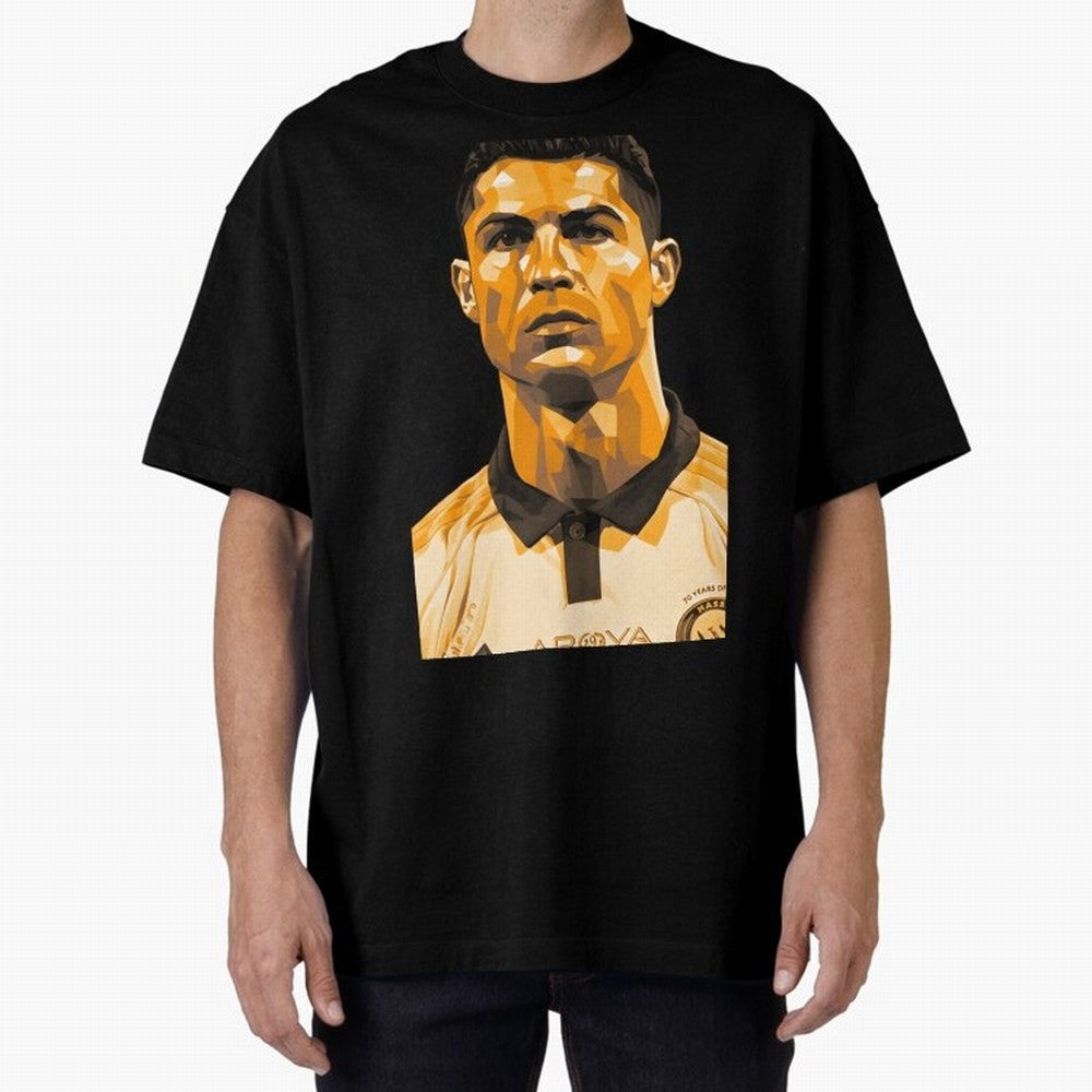Ronaldo Oversized T-Shirt Support the Legends of FIFA World Cup 2026 with Messi, Neymar and Mbappe, Netherlands Energy, Stadium Chants, National Pride, Trophy Dreams and Unforgettable Football Memories; Made for Die Hard Supporters, Soccer Lovers,