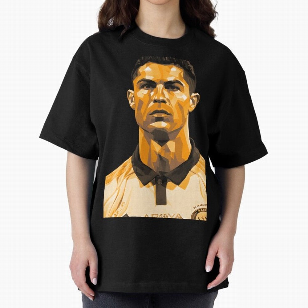 Ronaldo Oversized T-Shirt Support the Legends of FIFA World Cup 2026 with Messi, Neymar and Mbappe, Netherlands Energy, Stadium Chants, National Pride, Trophy Dreams and Unforgettable Football Memories; Made for Die Hard Supporters, Soccer Lovers,