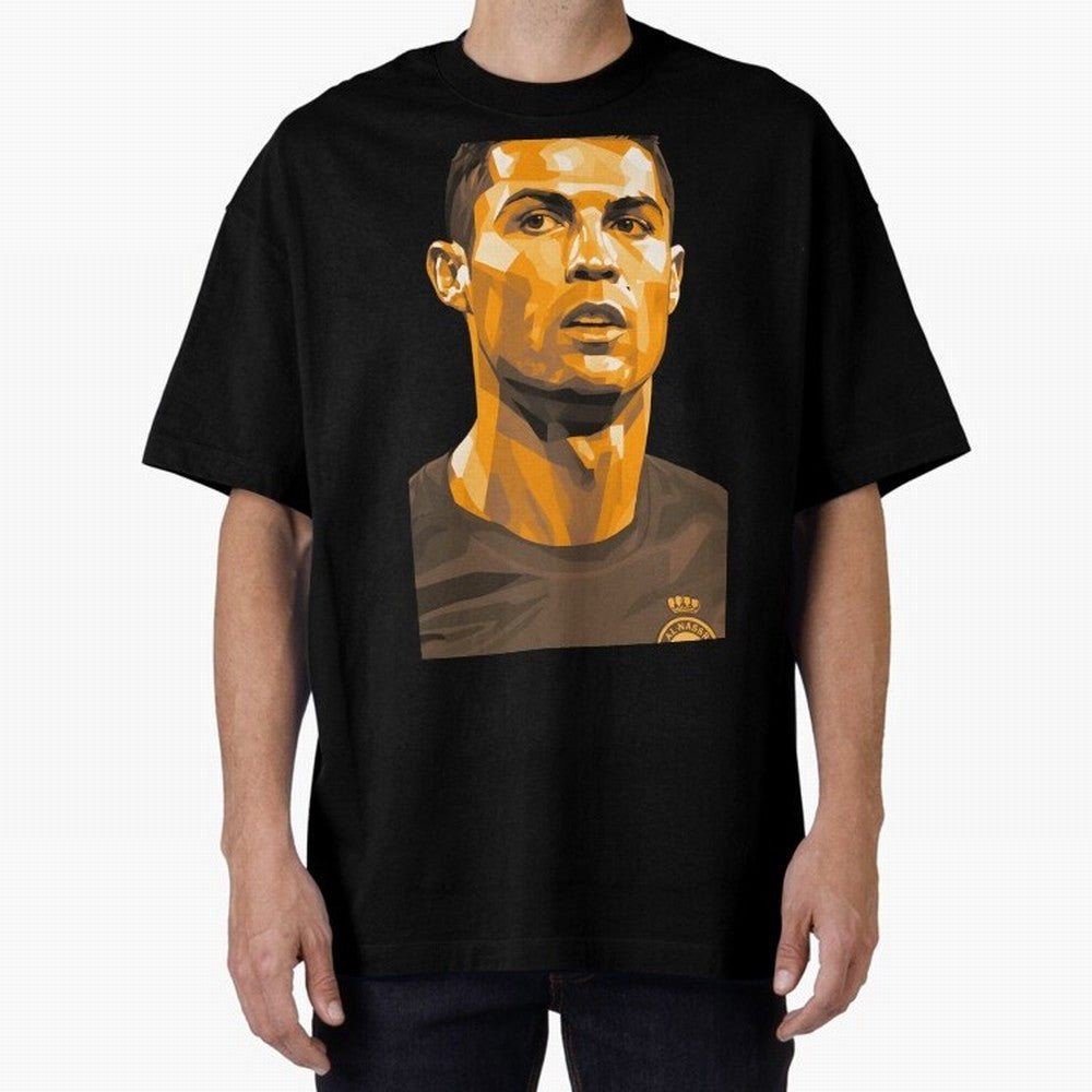 Ronaldo Oversized T-Shirt Make Your Look Match FIFA World Cup 2026 Group Stage Celebrating Messi, England Energy, Soccer Culture, Superstar Moments, National Team Dreams and Competitive Fire; Ideal for Fans Who Follow Messi, Cristiano Ronaldo, CR7,