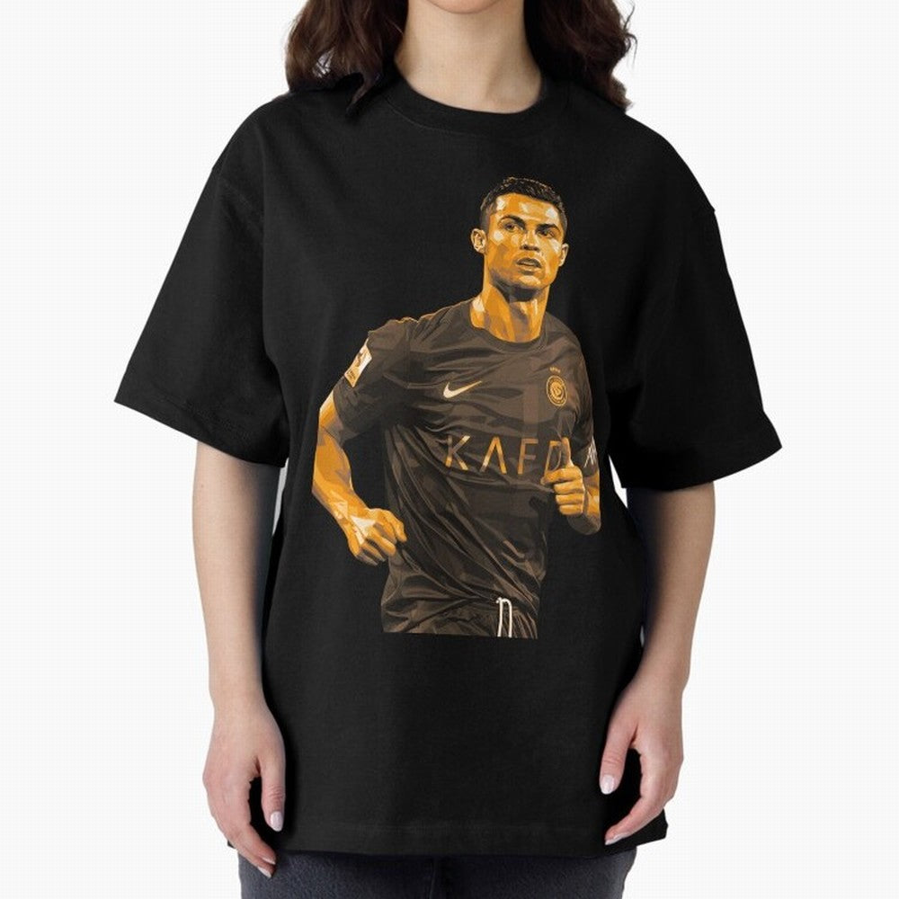 Ronaldo Oversized T-Shirt Join the Countdown to Match Day Hype around FIFA World Cup 2026, Neymar, Germany, Stadium Chants, National Pride, Trophy Dreams and Unforgettable Football Memories; Made for Collectors Who Enjoy Iconic Players, Country
