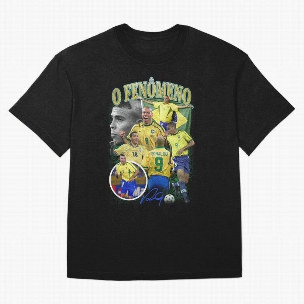 O Fenomeno Ronaldo Oversized T-Shirt Celebrate Unforgettable Nights in the FIFA World Cup 2026 Group Stage Journey through Neymar Highlights, Argentina Pride, Football History, Final Match Energy, Crowd Noise and Once in a Lifetime Moments; Built