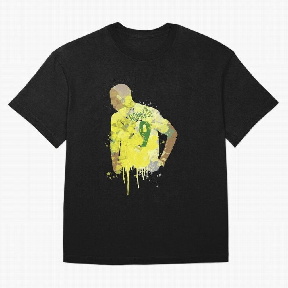 Ronaldo Brazil Legend Art Oversized T-Shirt Back Your Heroes with FIFA World Cup 2026 Group Stage Spirit, Filled with Portugal, Spain and Germany, Messi, CR7 and Mbappe, Stadium Memories, Football Loyalty, International Chants and Championship