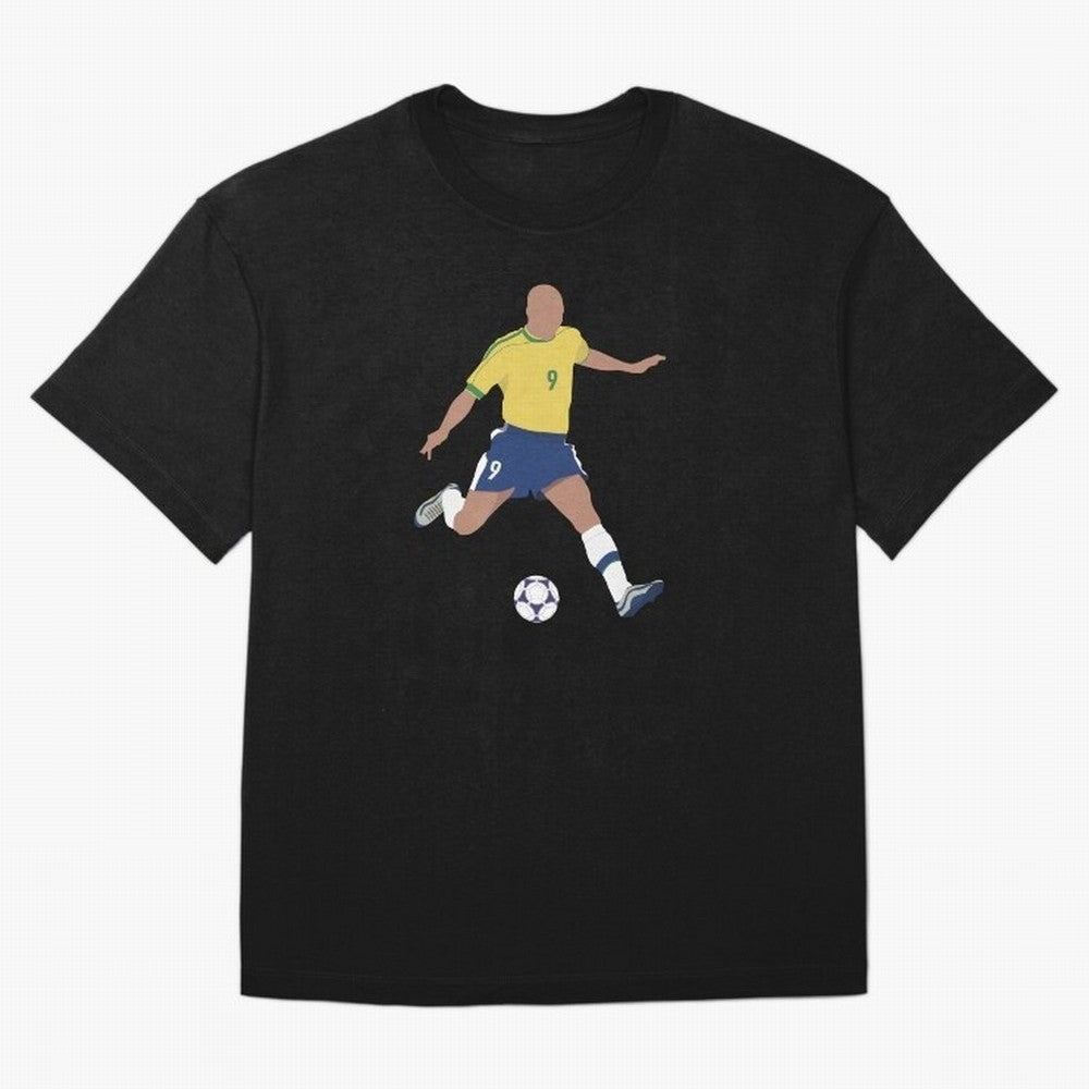 Ronaldo Lu¨ªs Naz¨¢rio de Lima - R9 Oversized T-Shirt Show Match Day Excitement for FIFA World Cup 2026 Group Stage Spirit, Centered on Brazil, CR7, Fan Favorite Moments, National Team Passion, Big Match Drama and Soccer History; Great for