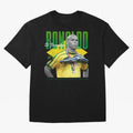 Ronaldo 3 Time Fifa World Player Of The Year Oversized T-Shirt Show Your Love for the FIFA World Cup 2026 Group Stage Journey through Mbappe Highlights, Argentina and Brazil Pride, Retro Football Energy, Iconic Rivalries, Trophy Chase Drama and
