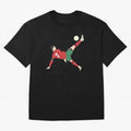 Cristiano Ronaldo CR7 Portugal Oversized T-Shirt Honor the Beautiful Game during FIFA World Cup 2026 USA Canada Mexico Spirit, Driven by France and Portugal, CR7, Vintage Soccer Flavor, Modern Football Stars, National Flags and Final Night Emotion;