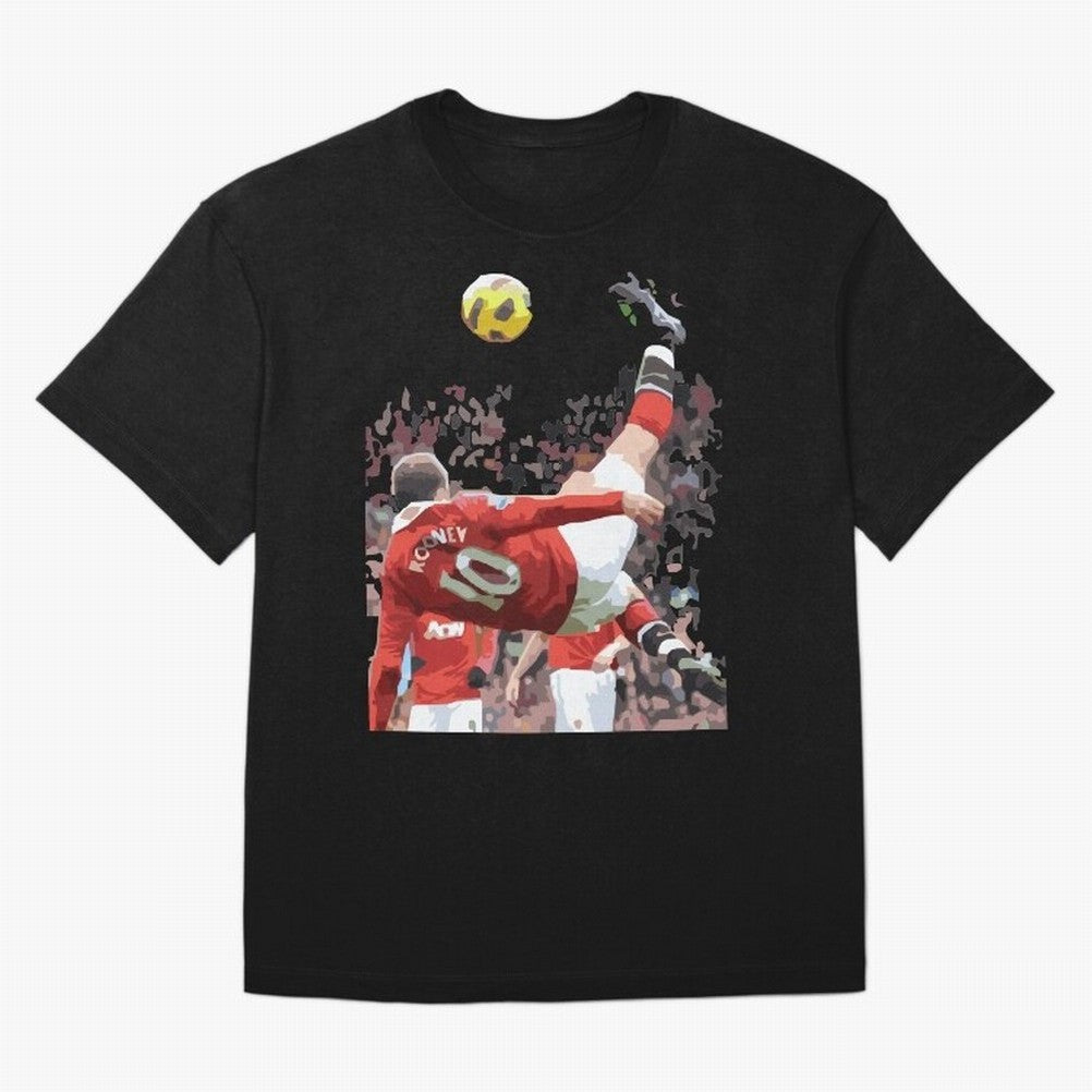 WAYNE ROONEY Oversized T-Shirt Celebrate the Magic of FIFA World Cup 2026 Spirit, Featuring Portugal, Mbappe, Vintage Soccer Flavor, Modern Football Stars, National Flags and Final Night Emotion; Ideal for Fans Who Follow Messi, Cristiano Ronaldo,