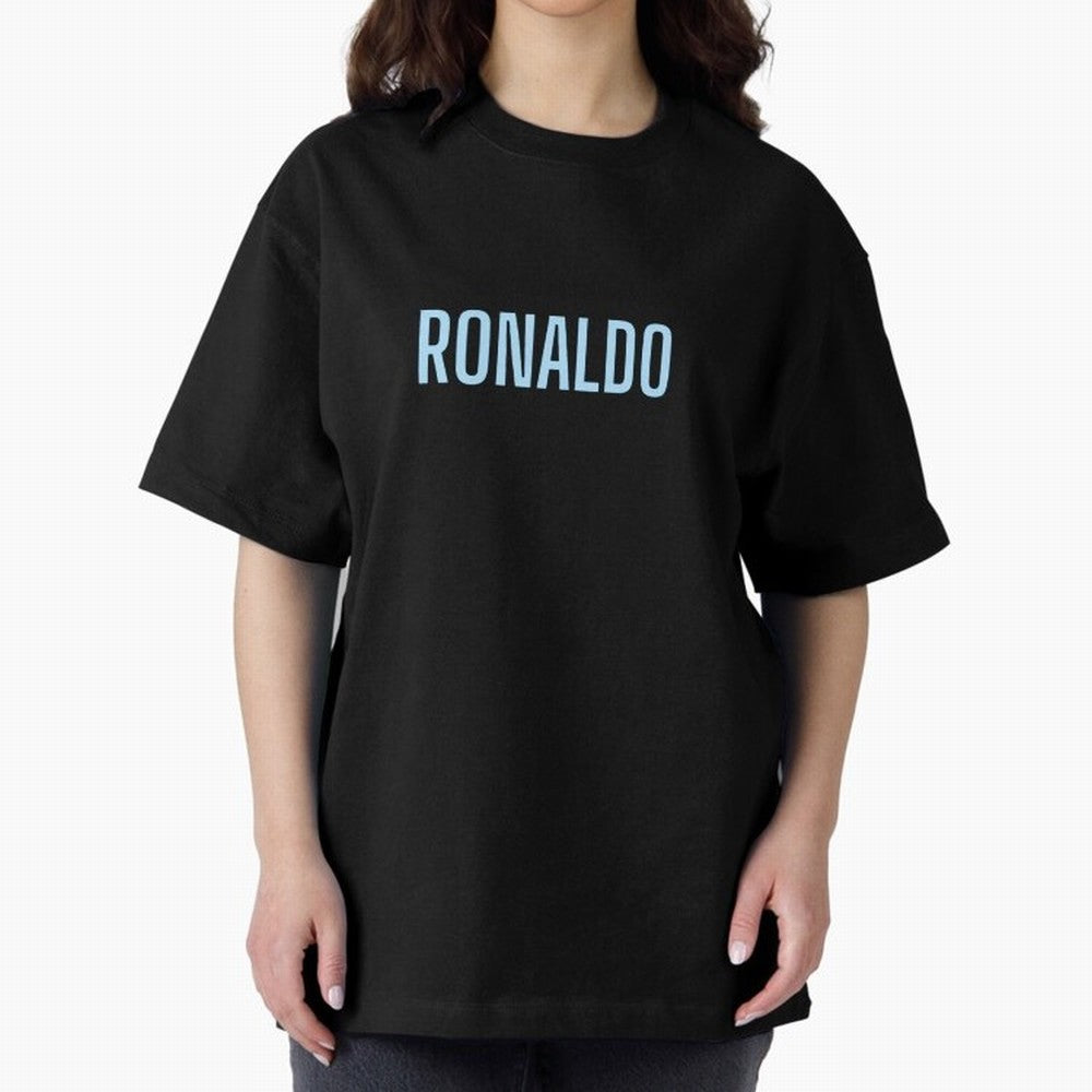 Ronaldo Oversized T-Shirt Join the Countdown to Global Football Passion for FIFA World Cup 2026, Connected to Mbappe and Neymar, Argentina and Brazil, Supporter Pride, Iconic Celebrations, Legendary Names and Global Match Day Energy; Ideal for Fans