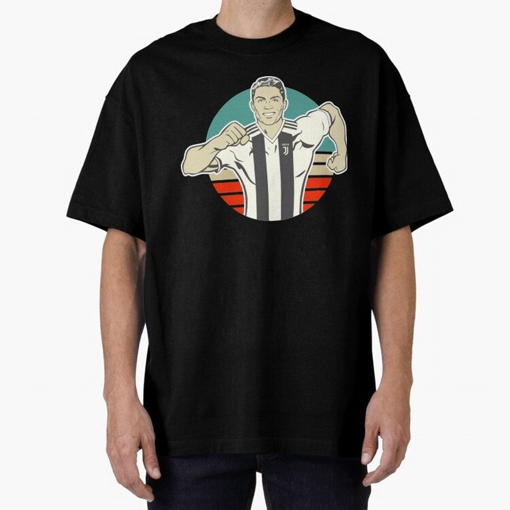 Ronaldo Ronaldo Oversized T-Shirt Fuel Your Fan Pride for Global Football Passion for FIFA World Cup 2026, with Messi and Cristiano Ronaldo, England and Germany, Supporter Pride, Iconic Celebrations, Legendary Names and Global Match Day Energy;