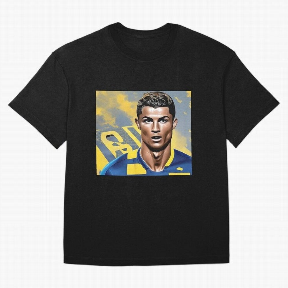 Ronaldo al nassr Oversized T-Shirt Show Championship Spirit for FIFA World Cup 2026 Highlighting Messi, Brazil, Portugal and Argentina Energy, Stadium Chants, National Pride, Trophy Dreams and Unforgettable Football Memories; Made for Die Hard