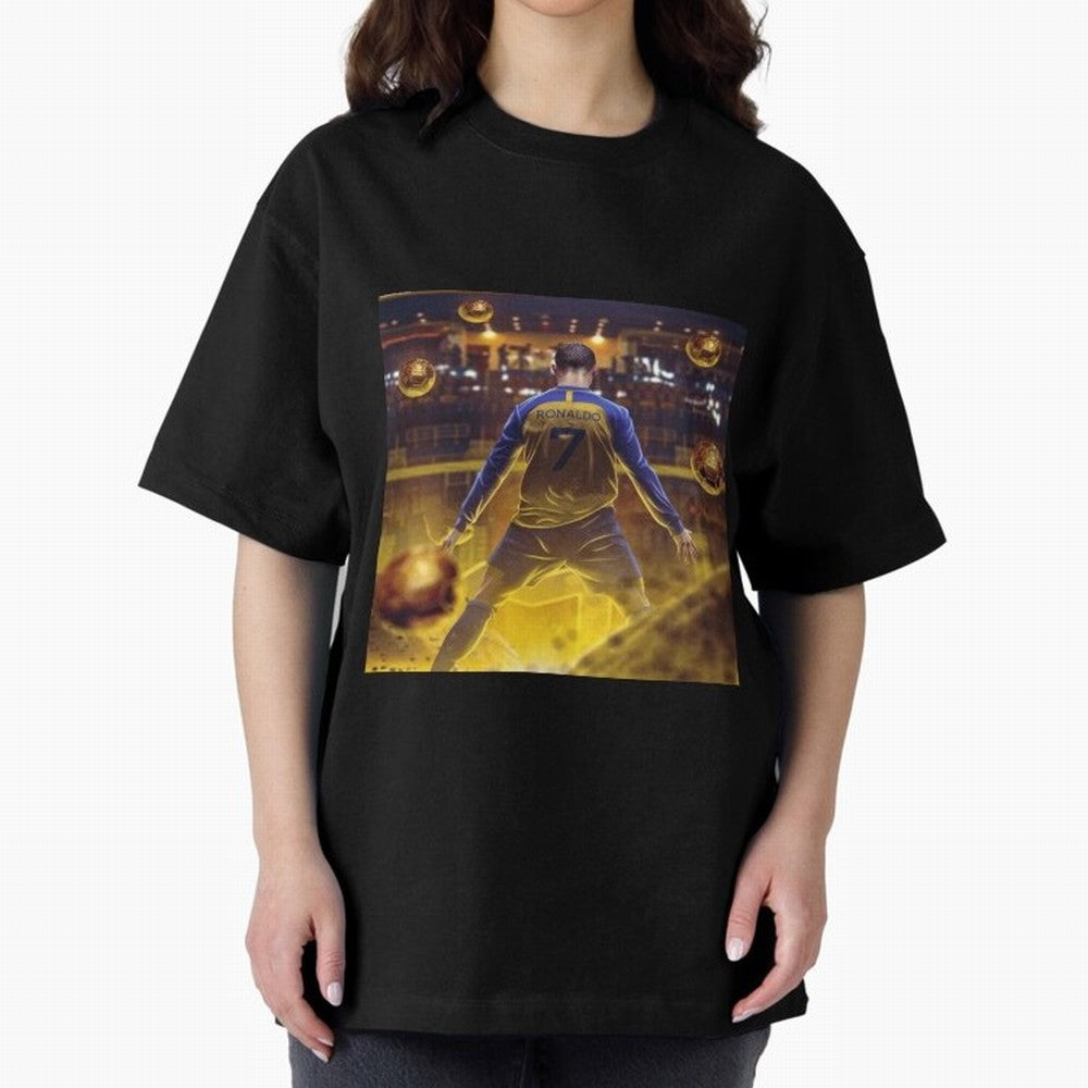 Ronaldo al nassr Oversized T-Shirt Create FIFA World Cup 2026 Group Stage for Fans of Messi, CR7 and Mbappe and Netherlands, Bringing Classic Soccer Heritage, Championship Pressure, Fan Loyalty and International Pride; Created for Match Day