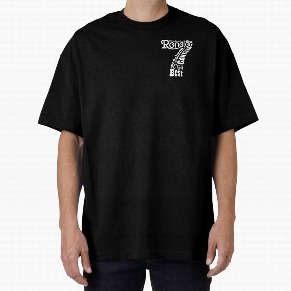 Manchester United Magnificent Sevens Oversized T-Shirt Capture Stadium Memories from Global Football Passion for FIFA World Cup 2026 USA Canada Mexico, Filled with Neymar, Argentina, France and Brazil, Game Day Rituals, Football Legends, Country