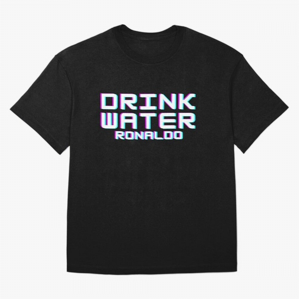 drink water ronaldo Oversized T-Shirt Refresh Global Football Passion for FIFA World Cup 2026 Group Stage, Filled with Messi, CR7 and Mbappe, Argentina and Brazil, Global Supporter Spirit, Legendary Goals, National Colors and Tournament