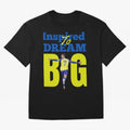 Inspired To Dream Big Oversized T-Shirt Celebrate Supporters United by FIFA World Cup 2026 USA Canada Mexico Connected to Mbappe, England and Germany Energy, Soccer Culture, Superstar Moments, National Team Dreams and Competitive Fire; Ideal for