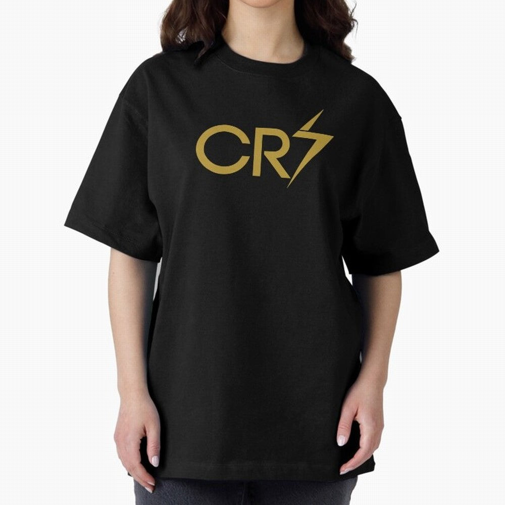 Christiano Ronaldo Portugal Oversized T-Shirt Show Fan Pride Across Global Football Passion for FIFA World Cup 2026, Centered on Messi, CR7 and Mbappe, Spain, Tournament Hype, Historic Matchups, Family Viewing Parties and Global Sports Pride;