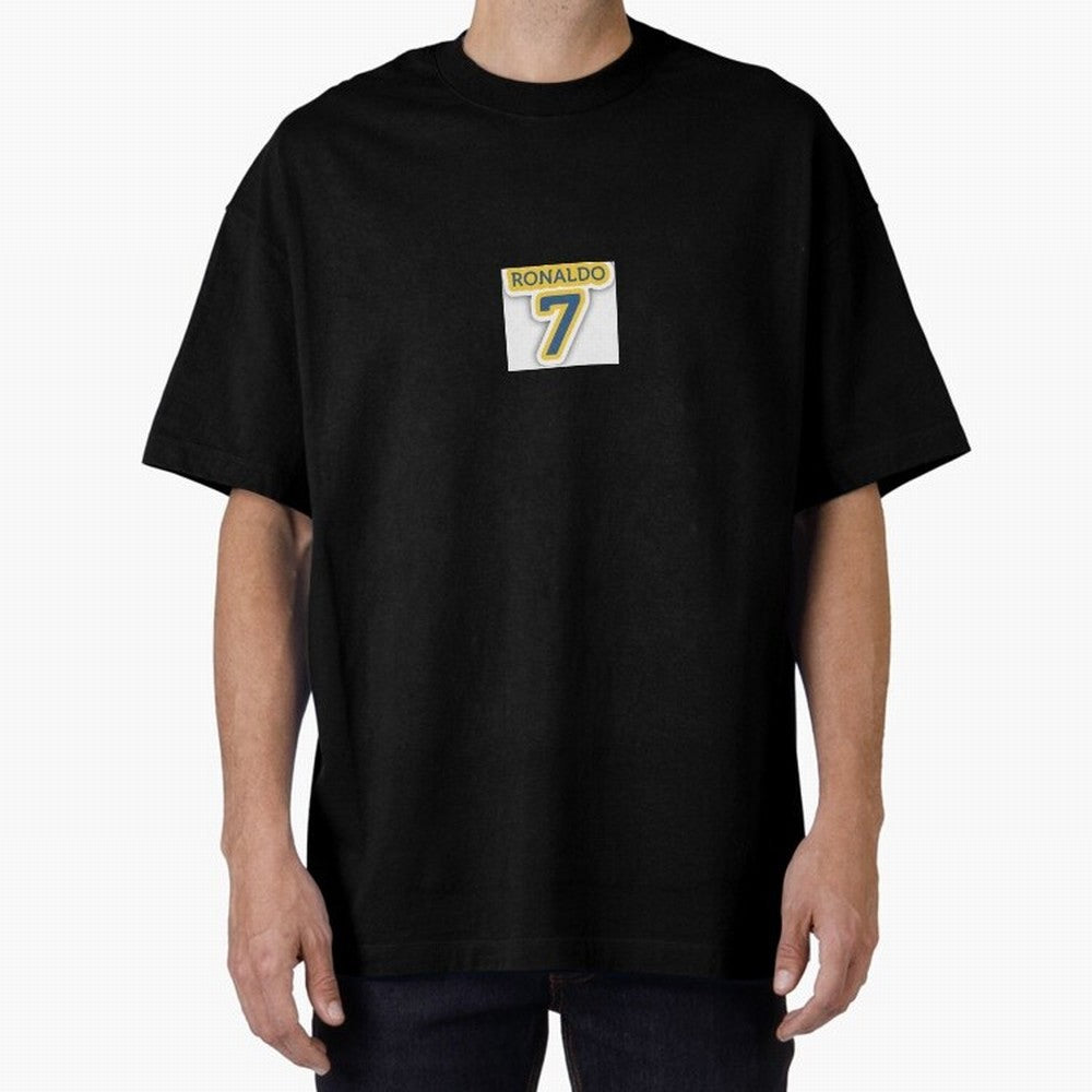 Ronaldo sticker Oversized T-Shirt Spotlight FIFA World Cup 2026 USA Canada Mexico Spirit, Capturing France, Neymar, Championship Spirit, Famous Goals, Roaring Crowds and International Football Unity; Built for Supporters Chasing Trophy Dreams,