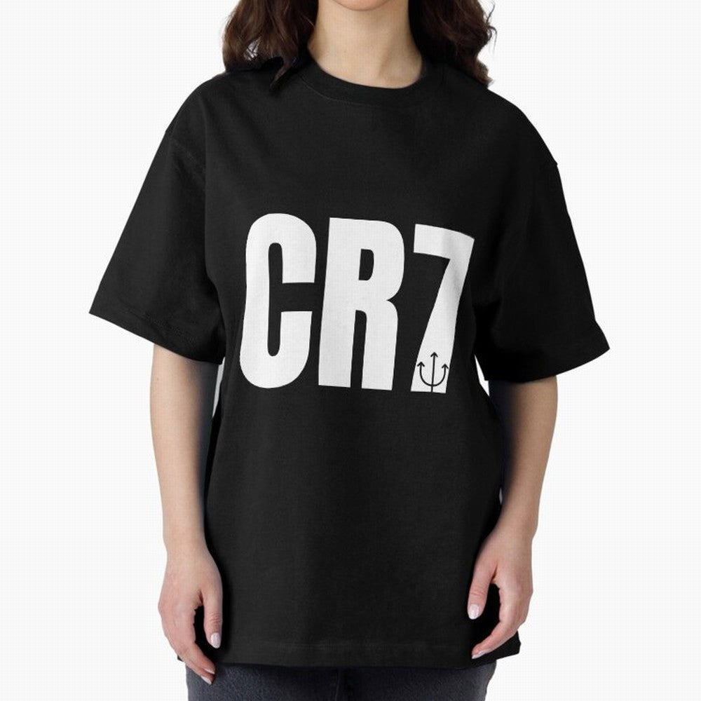 CR7 - Cristiano Ronaldo Manchester United 2021 Oversized T-Shirt Support the Legends of FIFA World Cup 2026 Group Stage Spirit, Inspired by Portugal, Messi, CR7 and Mbappe, Classic Soccer Heritage, Championship Pressure, Fan Loyalty and