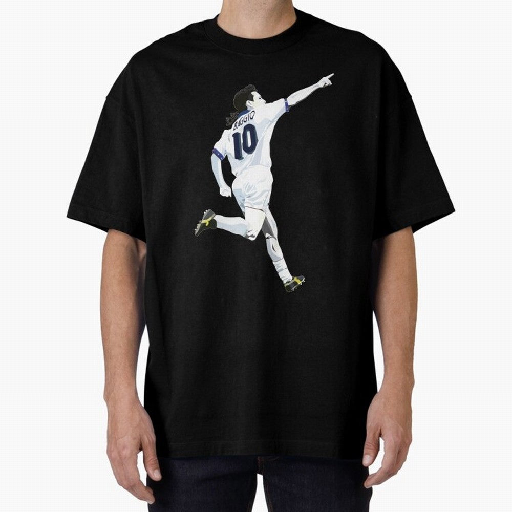 Roberto Baggio - Italy | Mbappe gift Oversized T-Shirt Bring Match Day Fire to FIFA World Cup 2026 USA Canada Mexico for Fans of Cristiano Ronaldo and Spain, Bringing Football Festival Excitement, Trophy Ambitions, Country Rivalries and Star Player