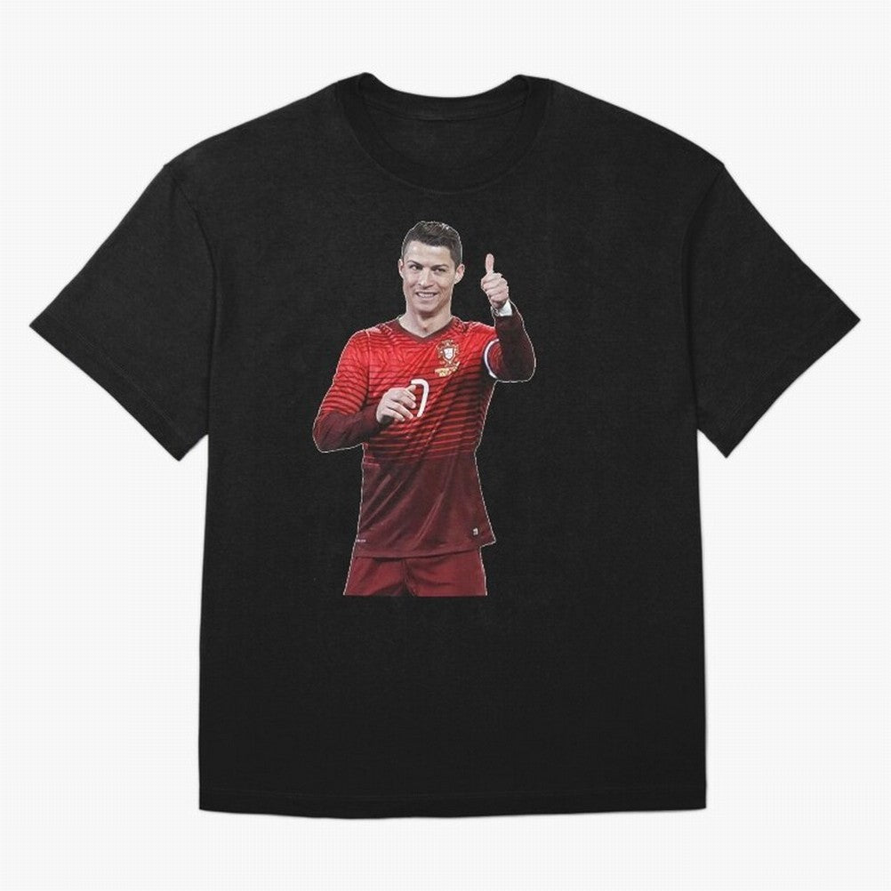Ronaldo Thumbs Up Oversized T-Shirt Celebrate the Next Chapter of Match Day Hype around FIFA World Cup 2026, Neymar, Haaland and Cristiano Ronaldo, Netherlands, Goal Celebration Energy, Supporter Heritage, Football Icons and Worldwide Tournament