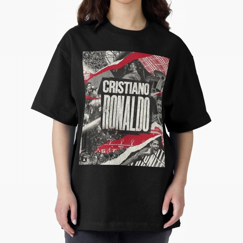 Welcome back to Manchester Oversized T-Shirt Get Ready for FIFA World Cup 2026 USA Canada Mexico Spirit, Inspired by Argentina, Messi and Cristiano Ronaldo, Global Supporter Spirit, Legendary Goals, National Colors and Tournament Celebration;