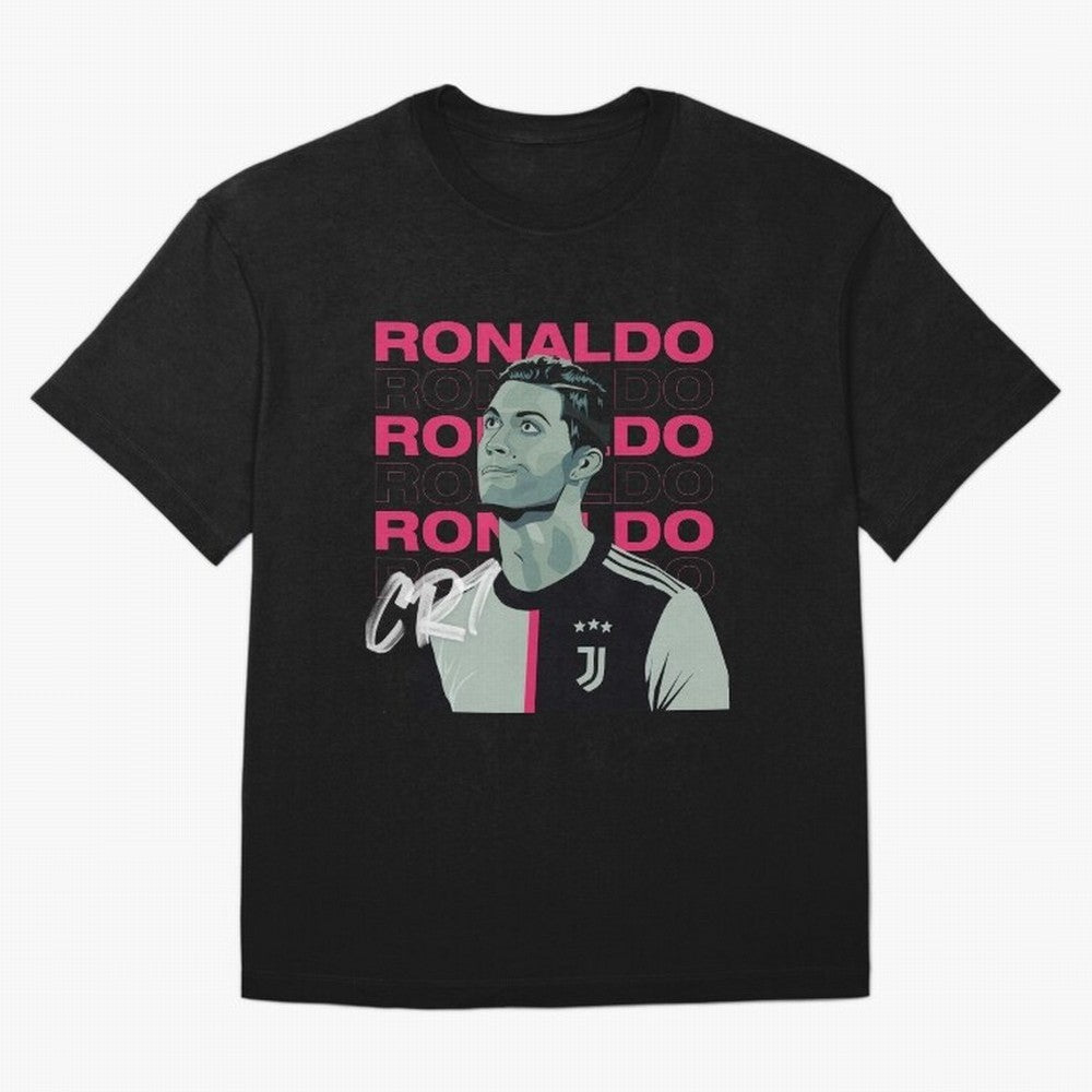 Ronaldo Oversized T-Shirt Capture FIFA World Cup 2026 USA Canada Mexico Connected to CR7 and Messi, Brazil, Portugal and Argentina Energy, Champion Mindset, Group Stage Buzz, Knockout Tension and Passionate Fan Culture; Perfect for Fans,