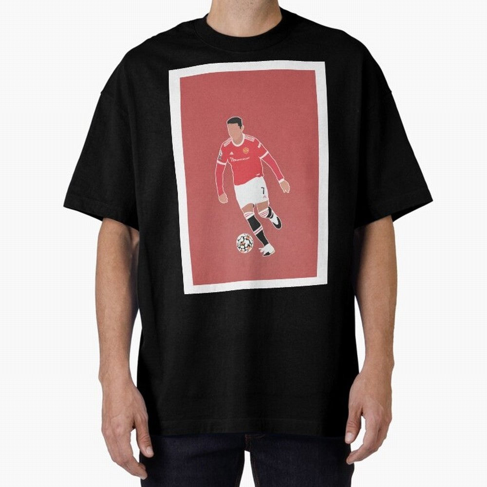 Cristiano Ronaldo 2 Oversized T-Shirt Bring International Match Energy to FIFA World Cup 2026 Group Stage Driven by Mbappe, Argentina Energy, Football Passion, Legendary Performances, Festival Vibes and Supporter Community; Perfect for People Who