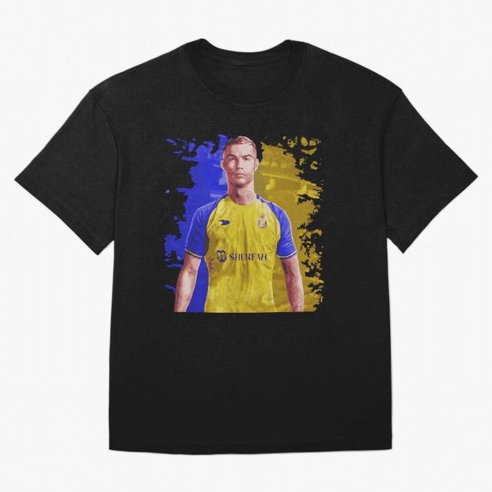 Ronaldo CR7 al nassr Oversized T-Shirt Turn Football Passion into Global Football Passion for FIFA World Cup 2026 USA Canada Mexico, Capturing Haaland, England, Classic Soccer Heritage, Championship Pressure, Fan Loyalty and International Pride;