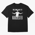 Welcome back to Manchester Ronaldo Oversized T-Shirt Make the Season About Match Day Hype around FIFA World Cup 2026 USA Canada Mexico, Haaland and Mbappe, England, Retro Football Energy, Iconic Rivalries, Trophy Chase Drama and Stadium Atmosphere;