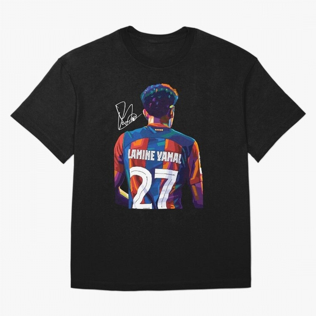 Lamine Yamal Football Player Wpap Art Oversized T-Shirt Join Supporters Worldwide for FIFA World Cup 2026 USA Canada Mexico Spirit, Built around England, Cristiano Ronaldo, Haaland and CR7, Football Festival Excitement, Trophy Ambitions, Country