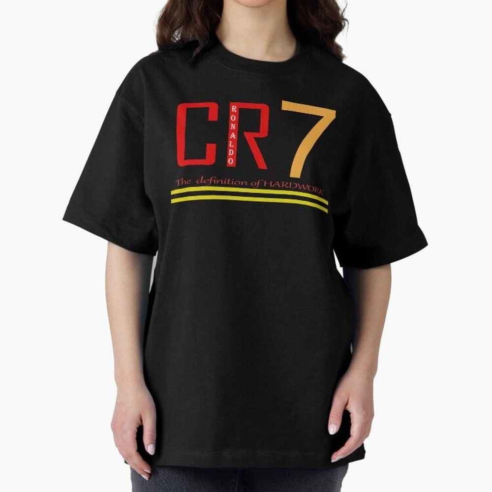 Christiano Ronaldo T-shirts Oversized T-Shirt Bring Trophy Dreams to FIFA World Cup 2026 Spirit, Connected to England and Germany, Mbappe, Champion Mindset, Group Stage Buzz, Knockout Tension and Passionate Fan Culture; Ideal for Football Dads,