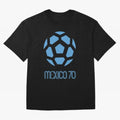 Retro World Cup 70 Logo Oversized T-Shirt Carry the Colors and Pride of FIFA World Cup 2026 USA Canada Mexico for Fans of Mbappe and England and Germany, Bringing Football Passion, Legendary Performances, Festival Vibes and Supporter Community;