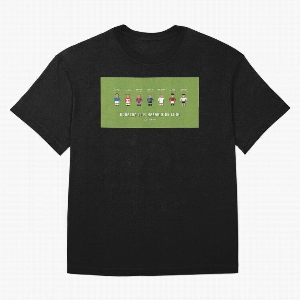 Ronaldo R9 Clubs Oversized T-Shirt Join Supporters Worldwide for the FIFA World Cup 2026 USA Canada Mexico Journey through CR7 Highlights, England Pride, Stadium Chants, National Pride, Trophy Dreams and Unforgettable Football Memories; Perfect for