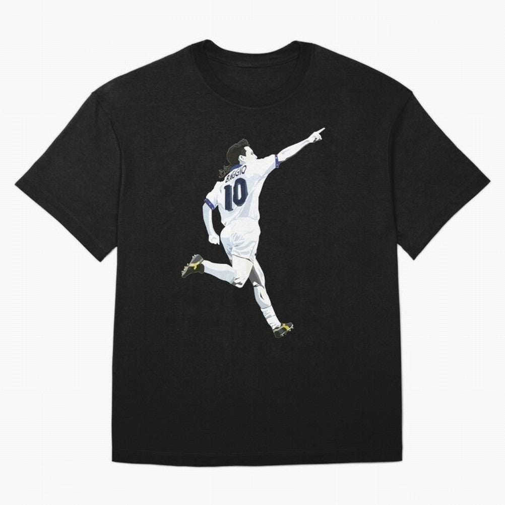 Roberto Baggio - Italy | Mbappe gift Oversized T-Shirt Relive the Noise and Pride of the FIFA World Cup 2026 Group Stage Journey through Cristiano Ronaldo Highlights, Portugal, Spain and Germany Pride, Football Passion, Legendary Performances,
