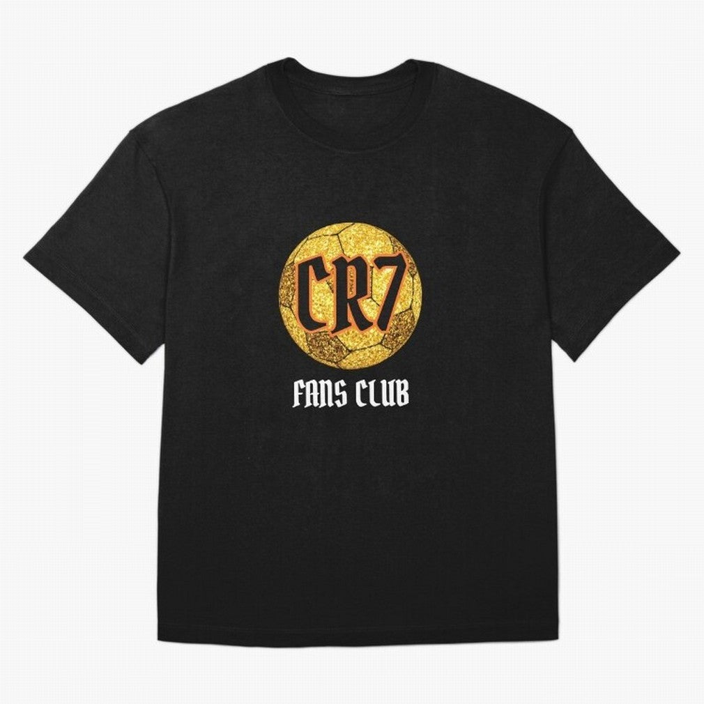 CR7 BLK 2 Oversized T-Shirt Show Your Love for FIFA World Cup 2026 Group Stage Connected to Messi, CR7 and Mbappe, Brazil, Portugal and Argentina Energy, Fan Favorite Moments, National Team Passion, Big Match Drama and Soccer History; Great for