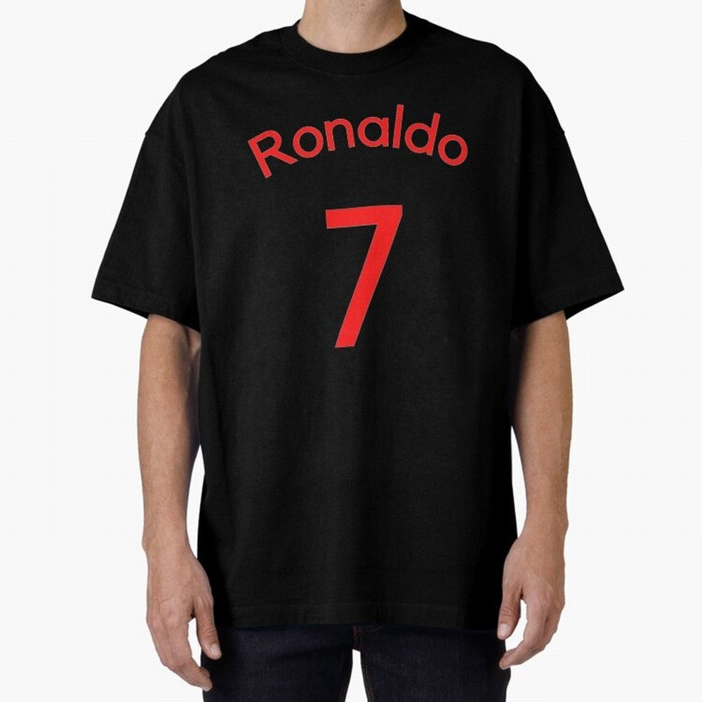 Ronaldo Manchester United Oversized T-Shirt Represent Football Lovers during the FIFA World Cup 2026 Journey through Messi, CR7 and Mbappe Highlights, Argentina Pride, Sports Nostalgia, International Competition, Famous Players and Unforgettable