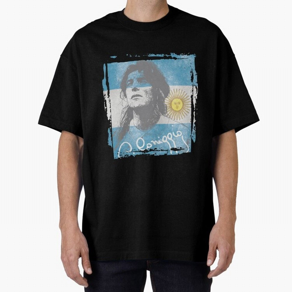 Claudio Caniggia Oversized T-Shirt Celebrate Rivalries and Pride in FIFA World Cup 2026 USA Canada Mexico Spirit, Featuring Brazil, CR7, Fan Favorite Moments, National Team Passion, Big Match Drama and Soccer History; Great for Watch Parties,