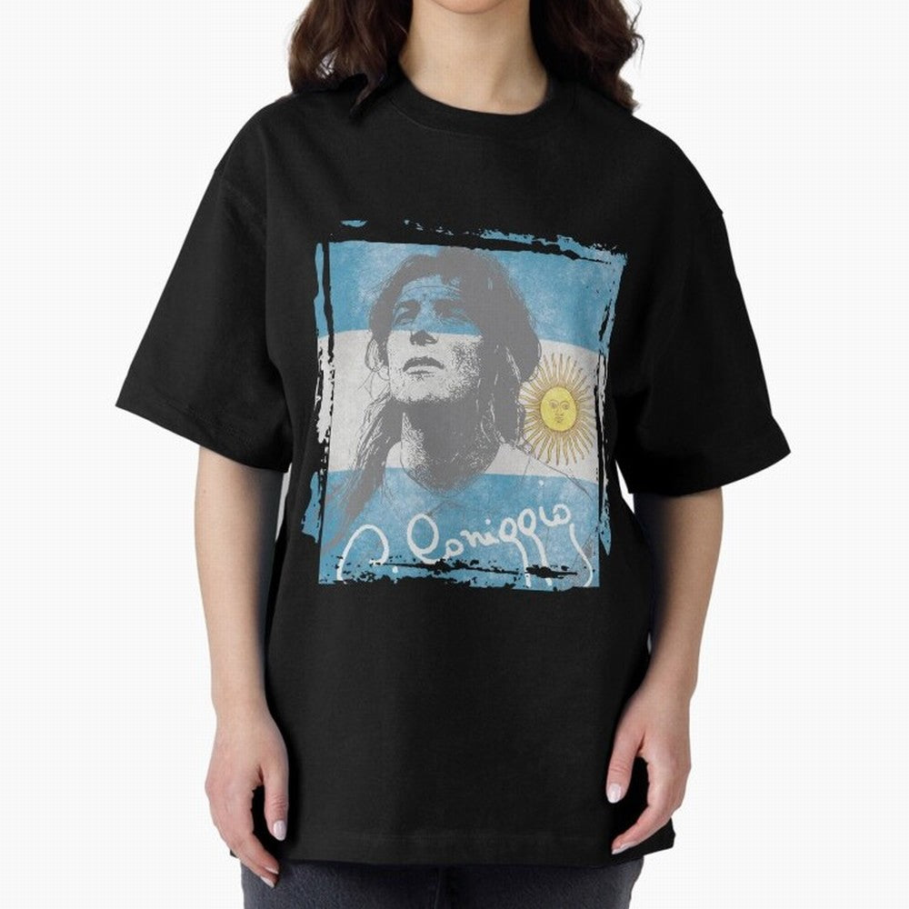 Claudio Caniggia Oversized T-Shirt Celebrate Rivalries and Pride in FIFA World Cup 2026 USA Canada Mexico Spirit, Featuring Brazil, CR7, Fan Favorite Moments, National Team Passion, Big Match Drama and Soccer History; Great for Watch Parties,