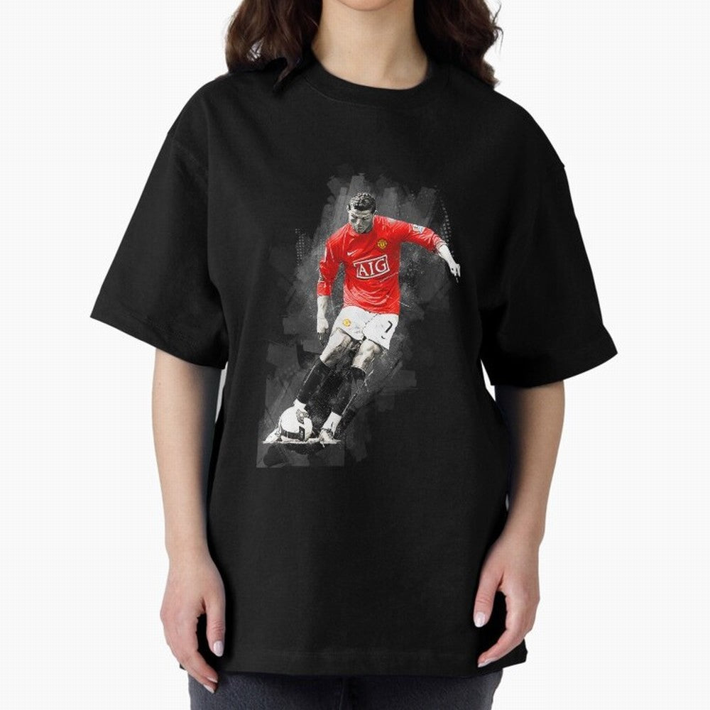 Cristiano Ronaldo gift Oversized T-Shirt Keep the Legacy of Global Football Passion for FIFA World Cup 2026, Capturing Haaland and Mbappe, France and Portugal, Stadium Memories, Football Loyalty, International Chants and Championship Tradition;