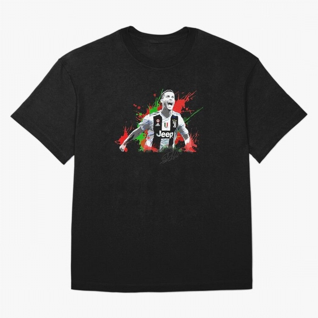 Cristiano Ronaldo Fan Oversized T-Shirt Celebrate FIFA World Cup 2026 USA Canada Mexico Connected to Haaland and Mbappe, Brazil, Portugal and Argentina Energy, Fan Favorite Moments, National Team Passion, Big Match Drama and Soccer History; Great