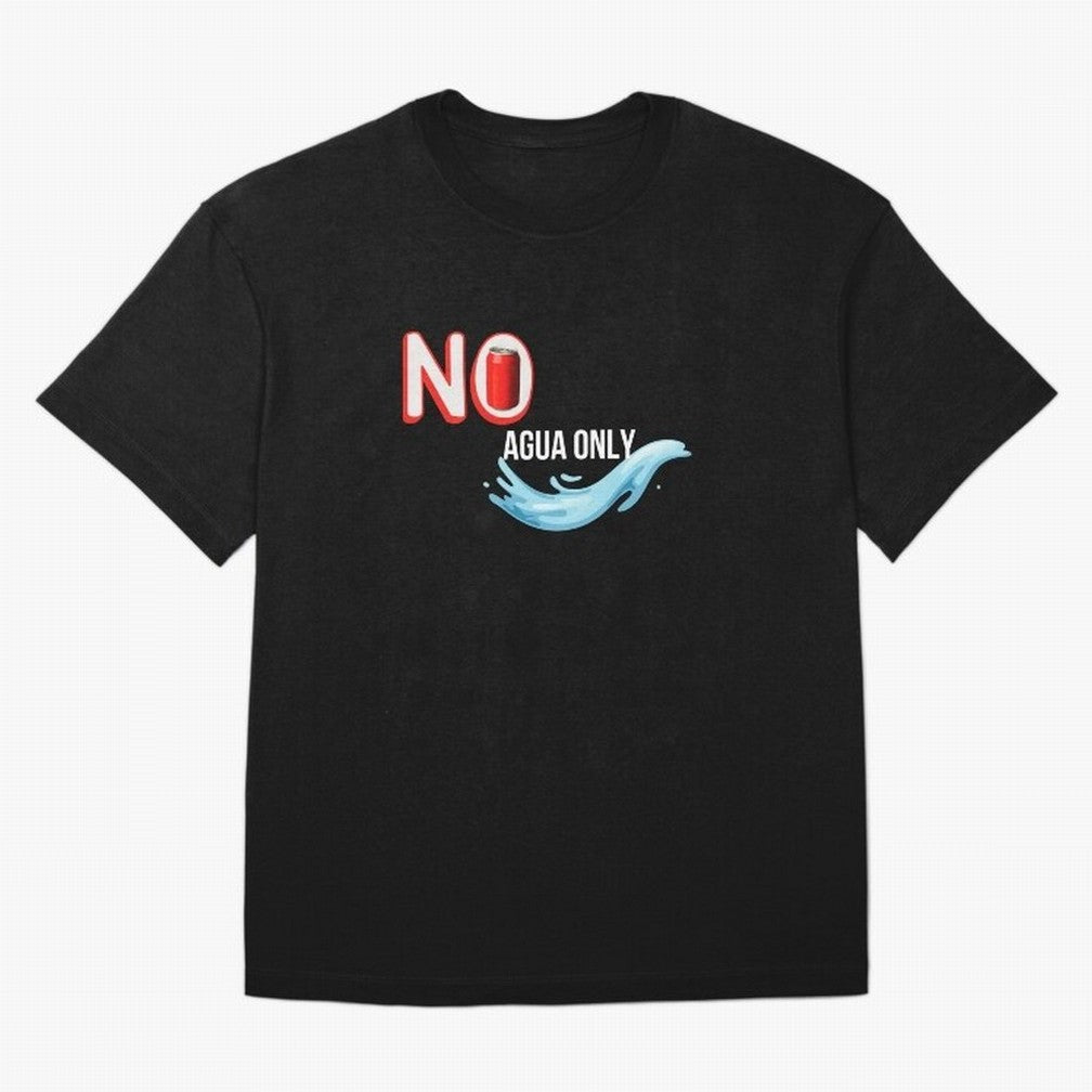 Cristiano Ronaldo - No Soda Coca Drink Agua Water Only Oversized T-Shirt Bring Legendary Rivalry Energy to Global Football Passion for FIFA World Cup 2026 Group Stage, Connected to Neymar, Haaland and Cristiano Ronaldo, Brazil, Portugal and