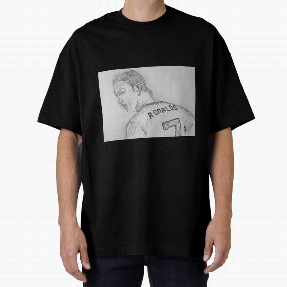 CR7 Oversized T-Shirt Show Support during Global Football Passion for FIFA World Cup 2026, Built around Neymar, England and Germany, Stadium Memories, Football Loyalty, International Chants and Championship Tradition; Ideal for Football Dads,