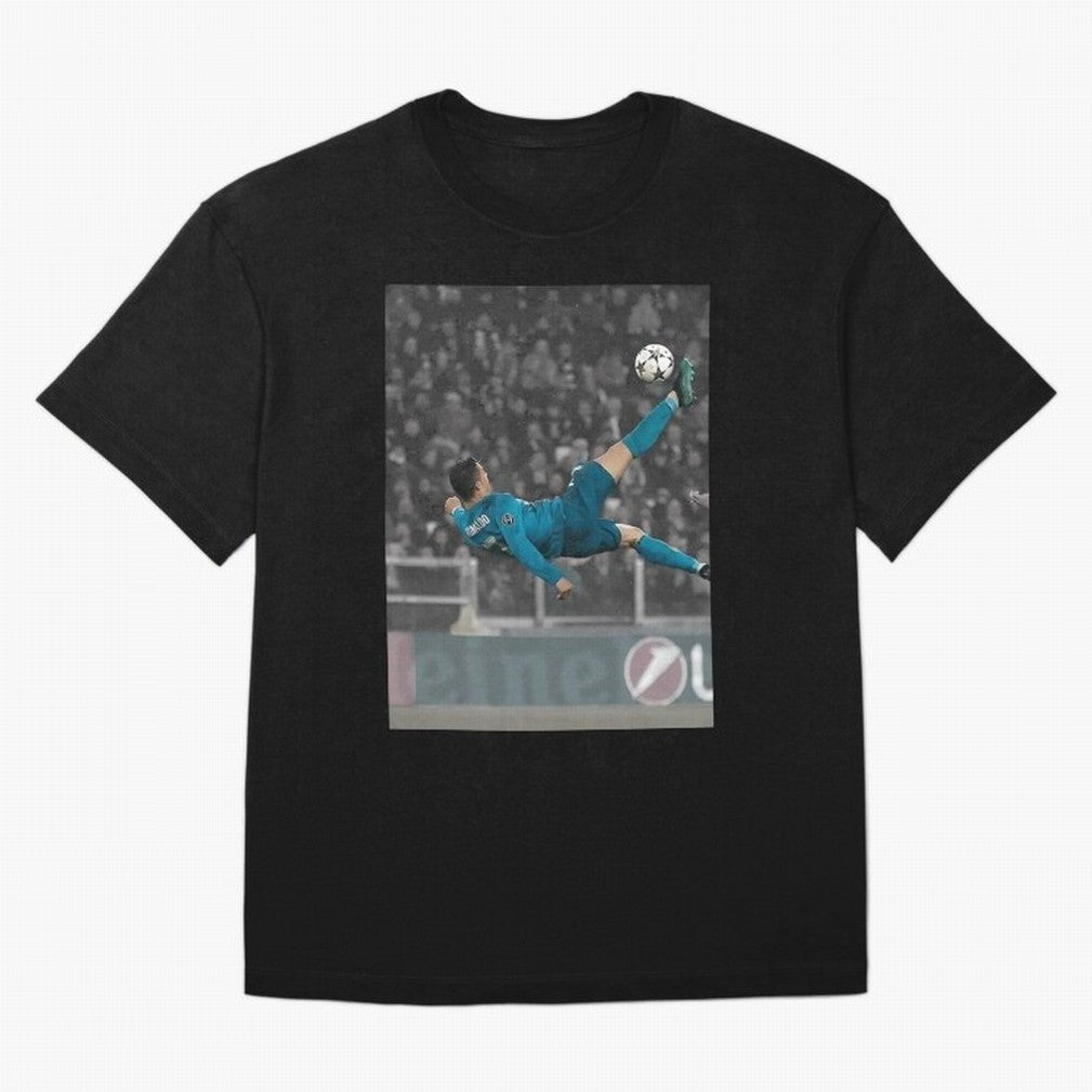 C Ronaldo Poster	 Oversized T-Shirt Represent Football Lovers during Match Day Hype around FIFA World Cup 2026 USA Canada Mexico, Neymar, Brazil, Football Passion, Legendary Performances, Festival Vibes and Supporter Community; Perfect for