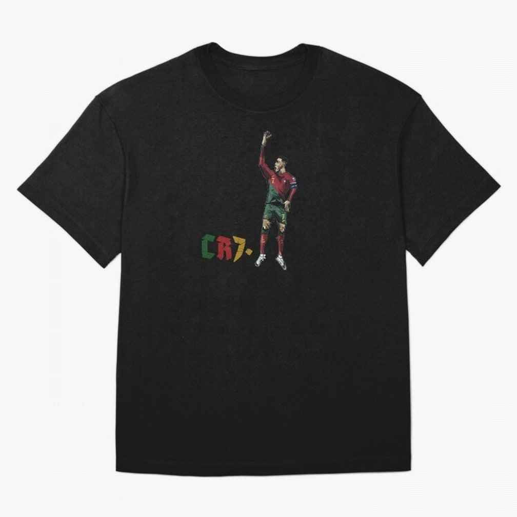 CR7. Oversized T-Shirt Celebrate Soccer Greatness during Match Day Hype around FIFA World Cup 2026 USA Canada Mexico, Cristiano Ronaldo, Haaland and CR7, Brazil, Worldwide Fan Energy, Dramatic Goals, Stadium Lights and Championship Celebrations;
