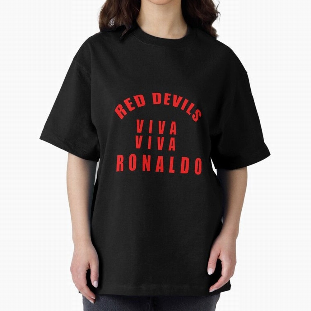 Viva Viva Ronaldo Oversized T-Shirt Spotlight Global Football Passion for FIFA World Cup 2026 Group Stage, Centered on Messi, CR7 and Mbappe, Portugal, Spain and Germany, Football Festival Excitement, Trophy Ambitions, Country Rivalries and Star
